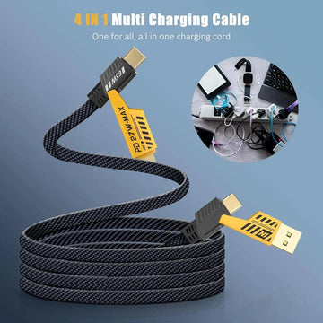 Universal 3-in-1 Charging Cable – Fast Charge for iPhone, Android, & More
