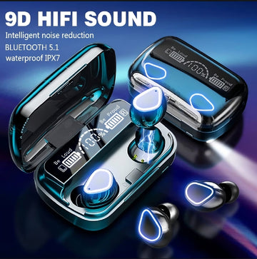 M10 Bluetooth 5.1 Earbuds – Noise Cancelling & Touch Control